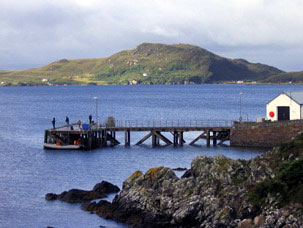 View from Icehouse towards Pier & Tanera More